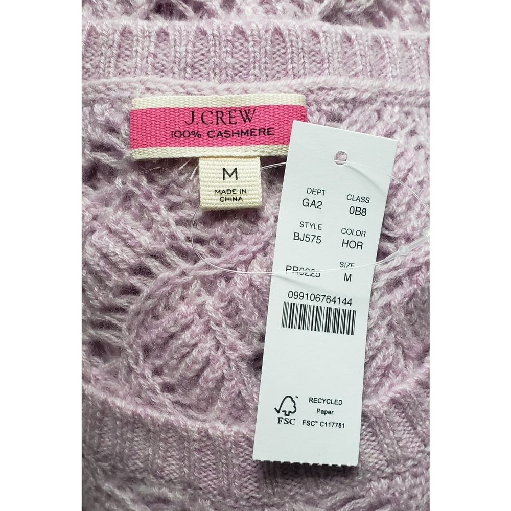 20. J.Crew Cashmere pointelle sweater shell - Picture 7 of 8